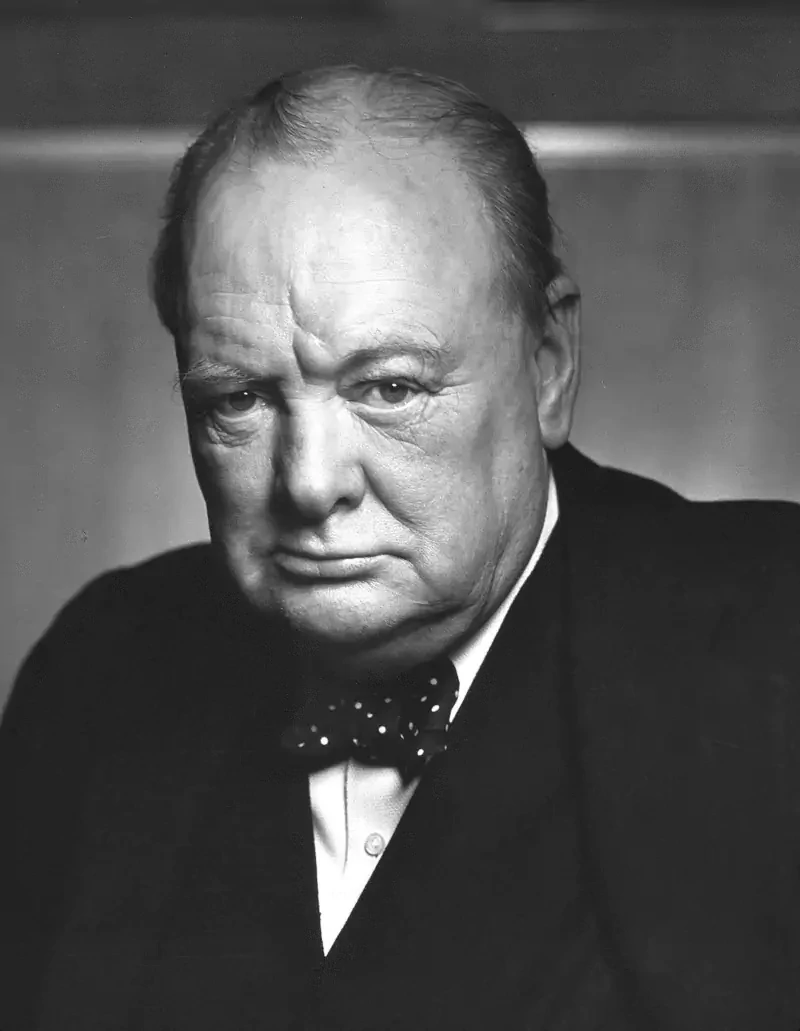 Sir Winston Churchill portrait 'The Roaring Lion' Yousuf Karsh. Library and Archives Canada