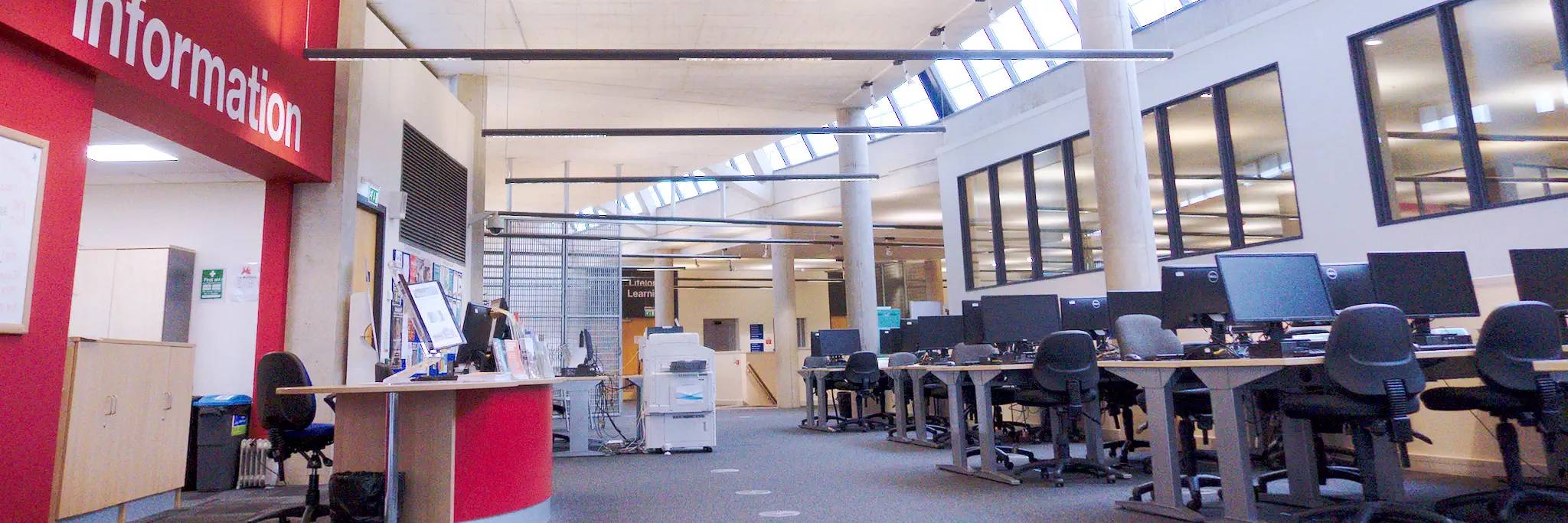 first floor oldham library